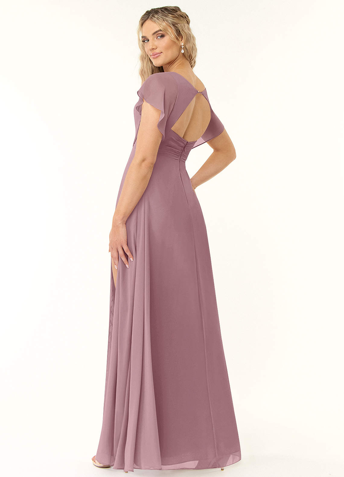 Azazie Rylee Dusty Rose Bridesmaid Dresses Azazie