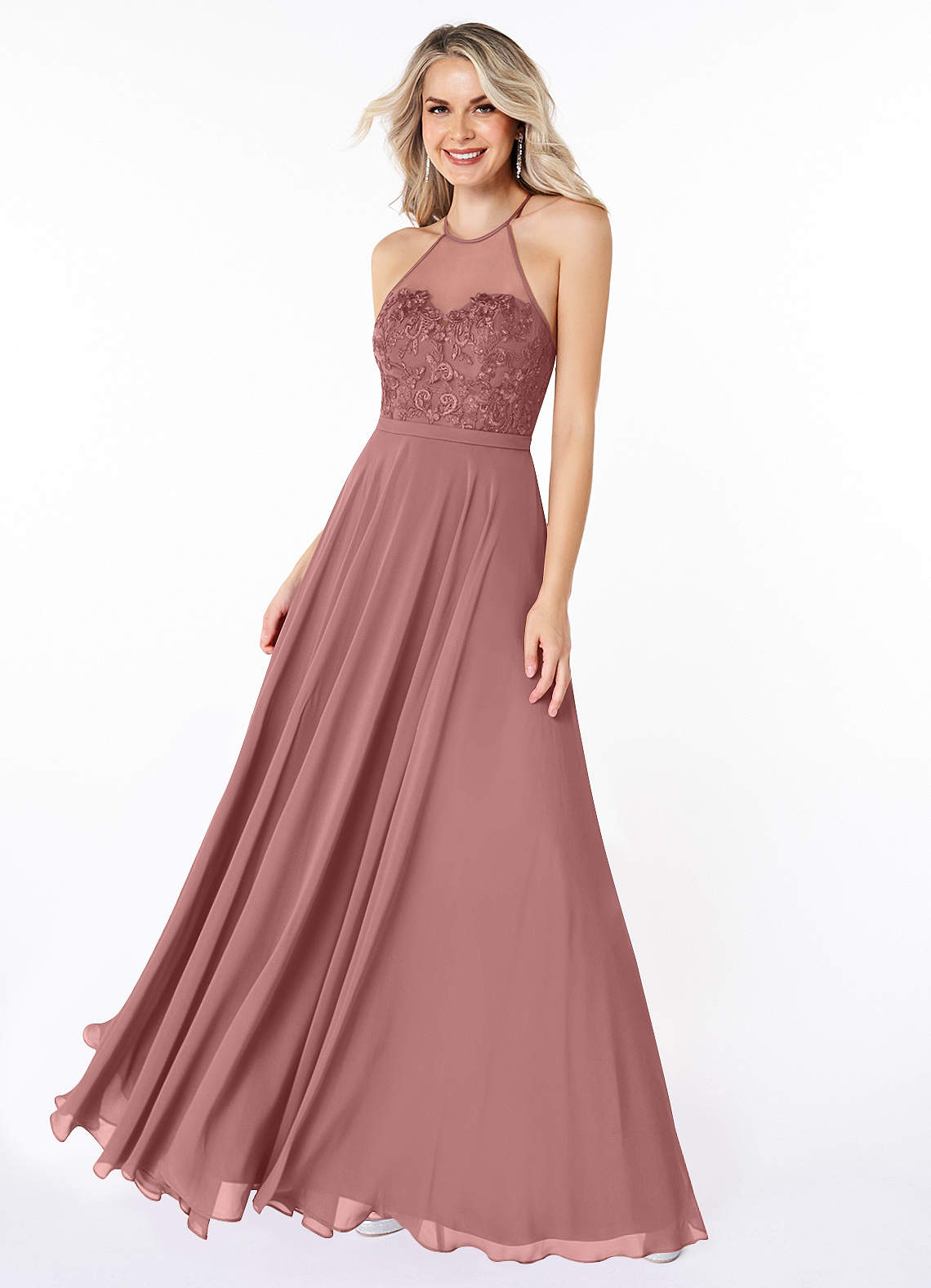 Azazie Kinsey Desert Rose Bridesmaid Dresses Azazie