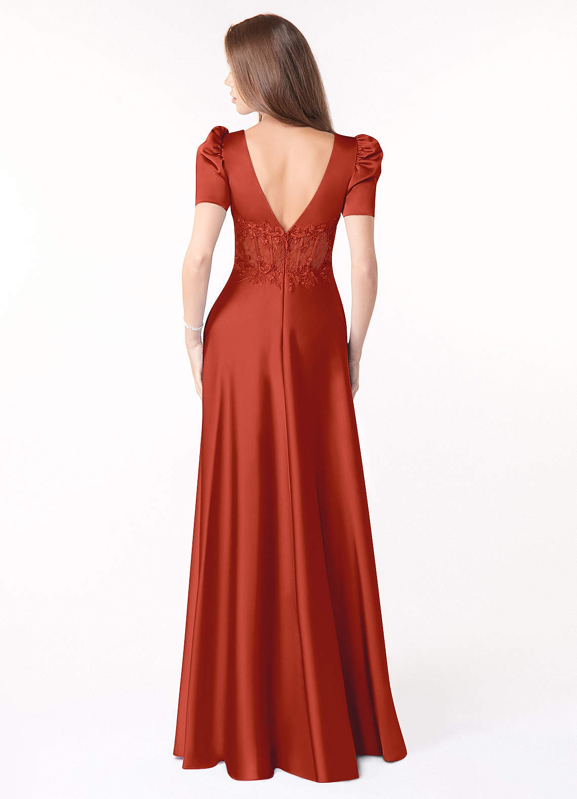 Azazie Sibyl Rust Bridesmaid Dresses Azazie