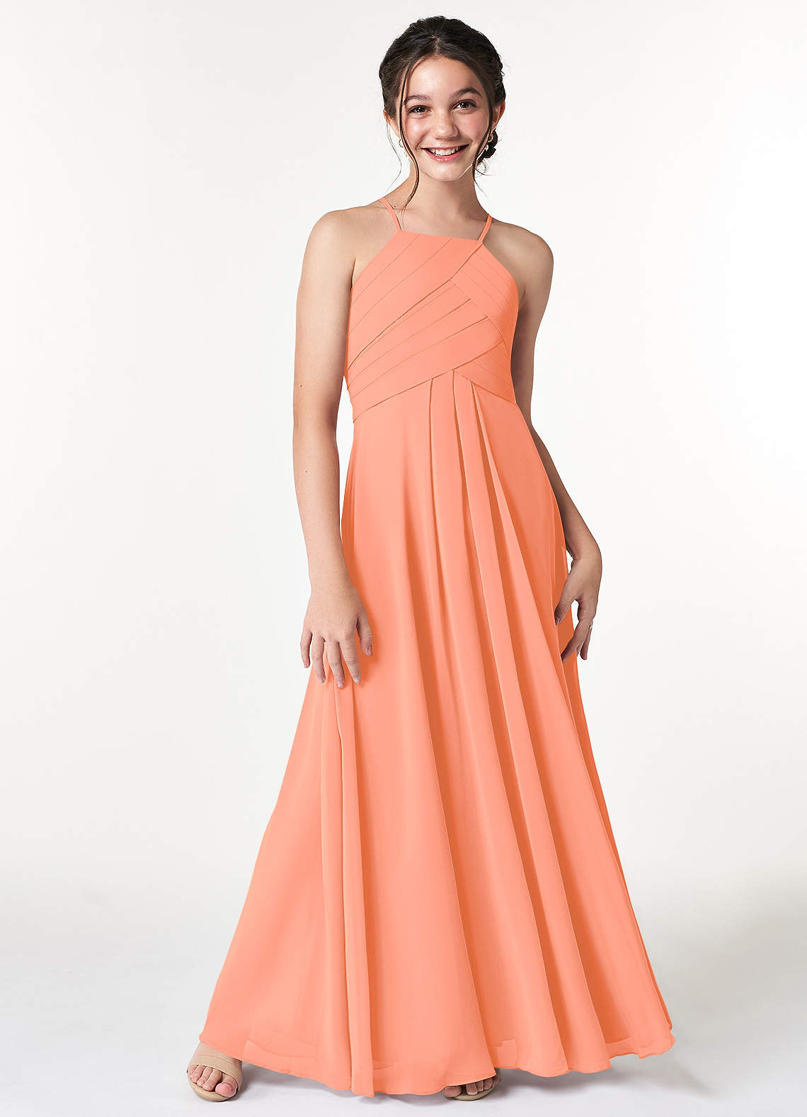 Sunset Azazie Ginger JBD Junior Bridesmaid Dresses Azazie