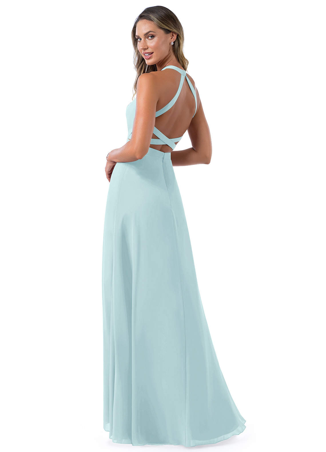 Sea Glass Azazie Clarice Bridesmaid Dresses Azazie