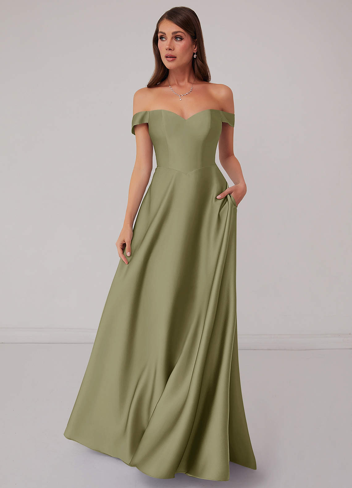 Pistachio Barbie AZAZIE 1013 Bridesmaid Dresses Azazie