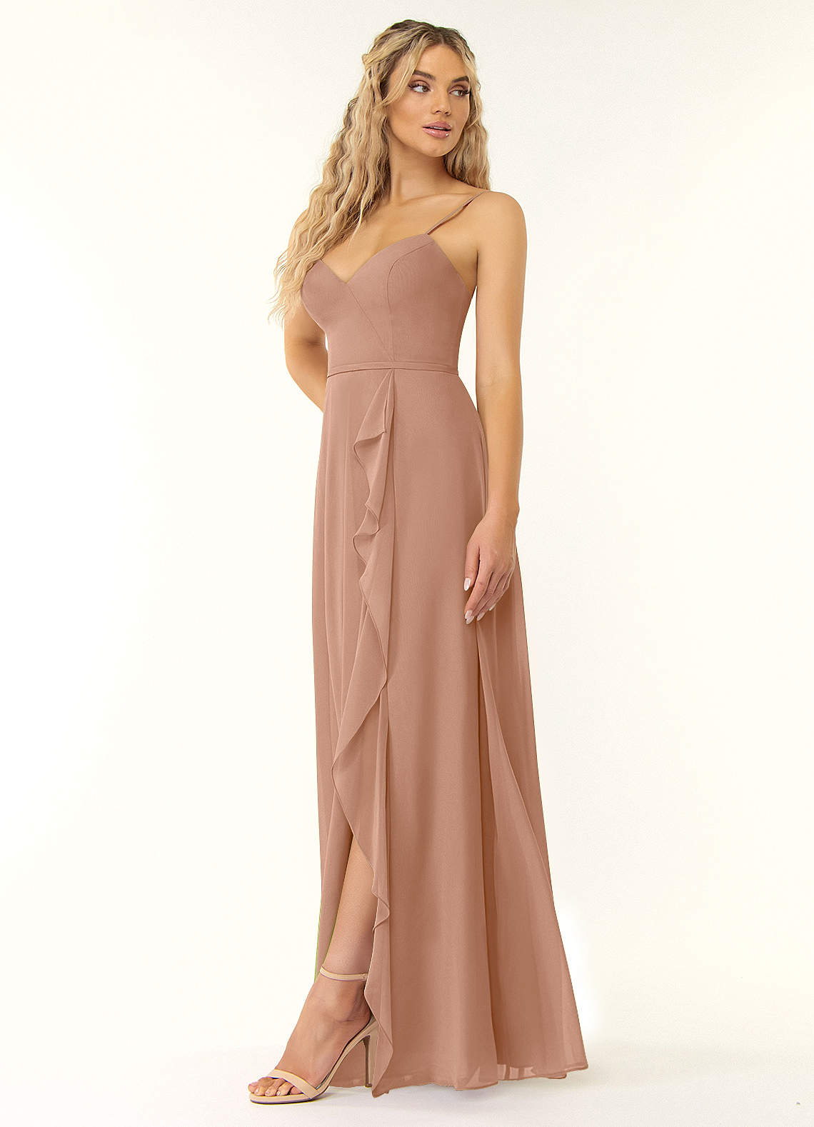 Champagne Rose Azazie Naeem Bridesmaid Dresses Azazie