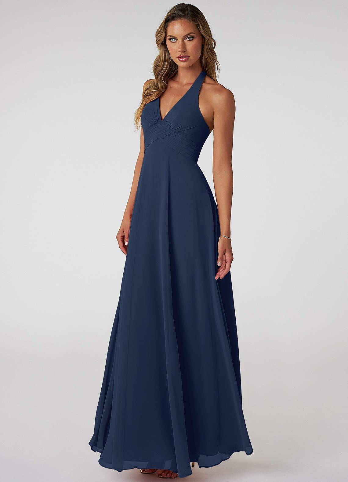 Azazie Tessie Dark Navy Bridesmaid Dresses Azazie