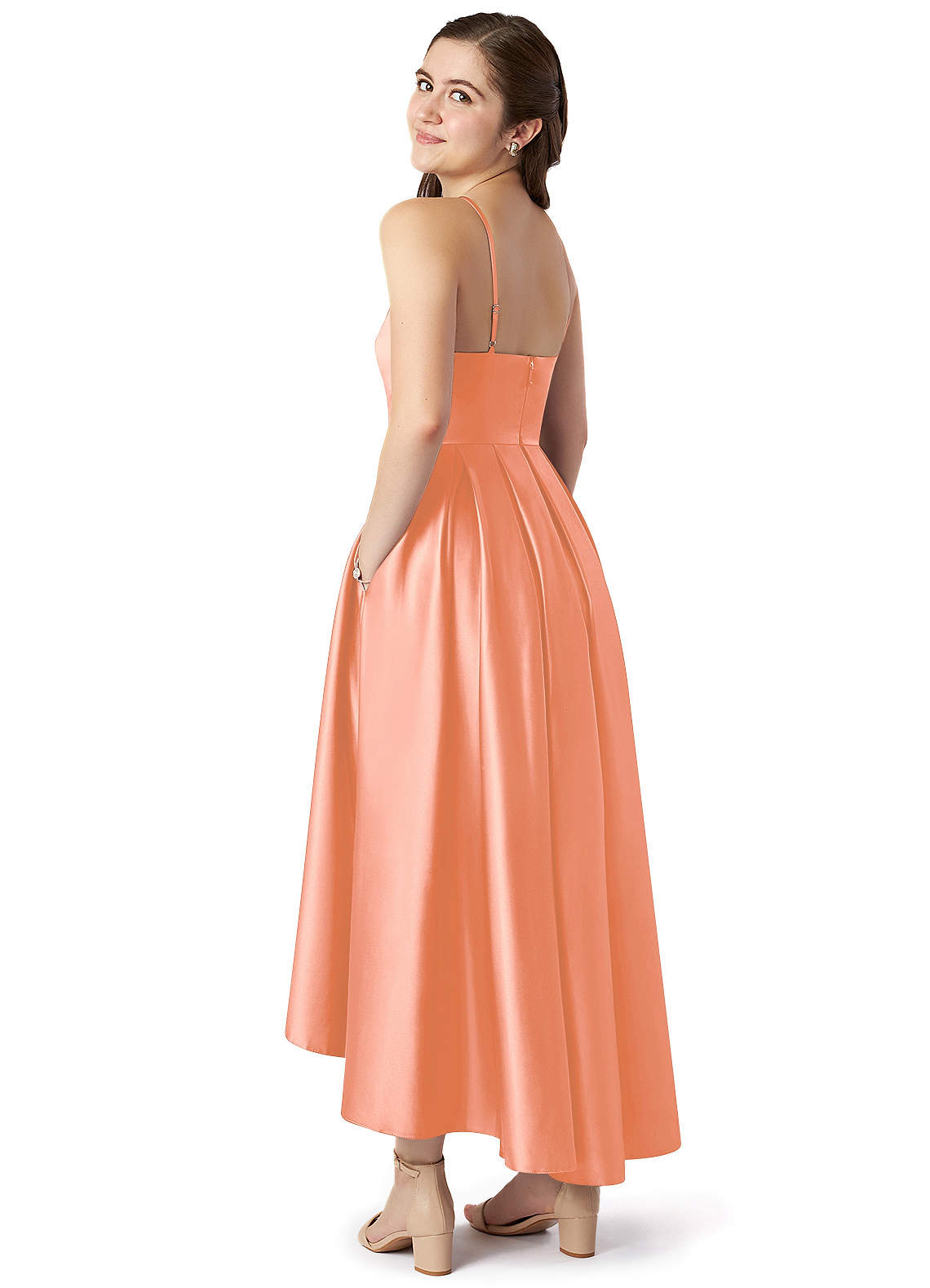 Sunset Azazie Jemima JBD Junior Bridesmaid Dresses Azazie