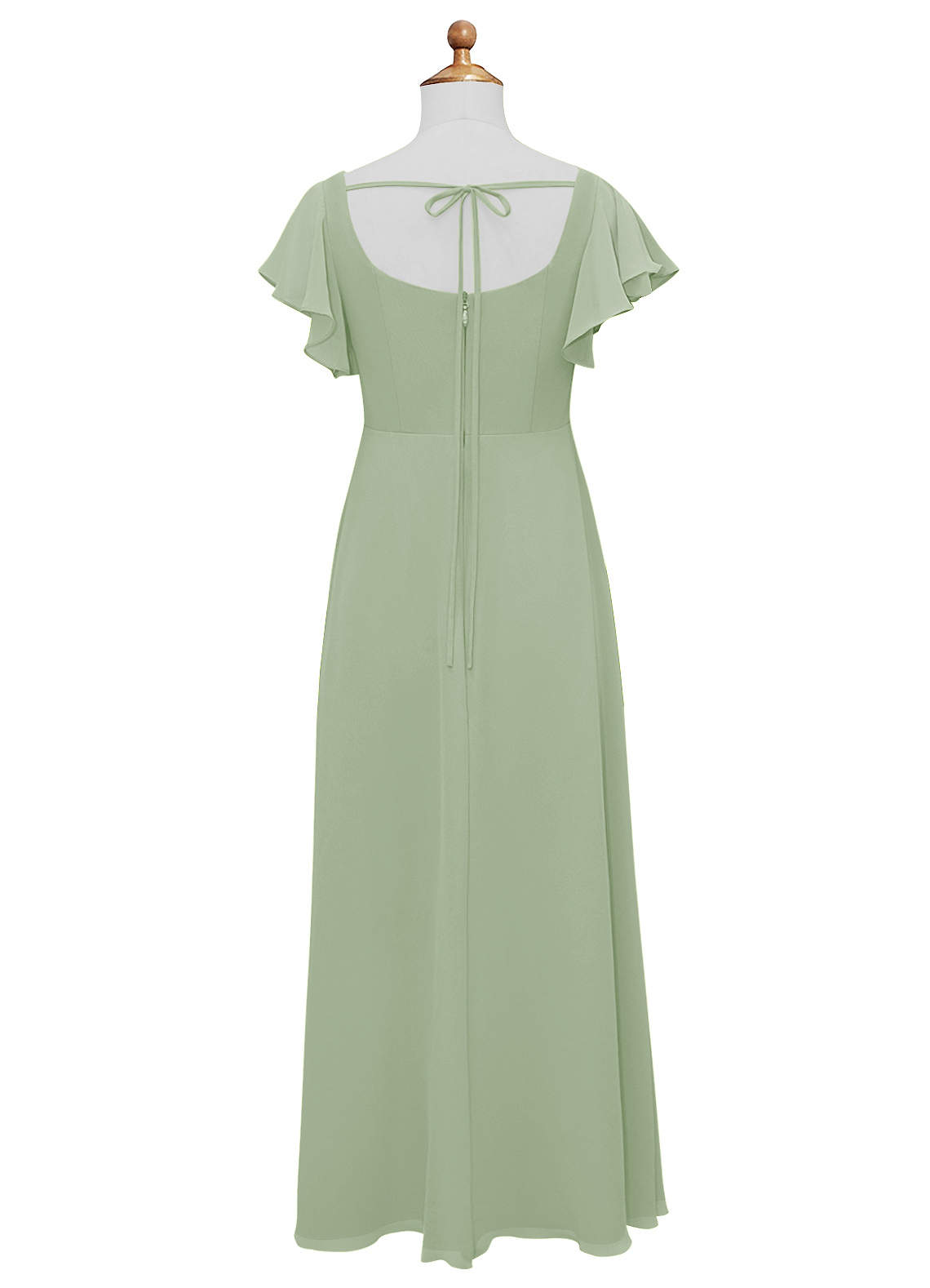 Azazie Bondi Junior Bridesmaid Dress In Dusty Sage Azazie