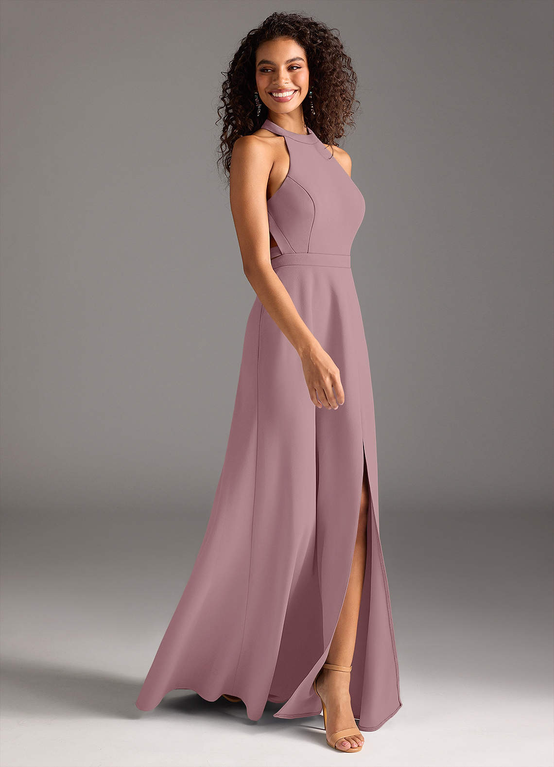 Azazie Clarice Dusty Rose Bridesmaid Dresses Azazie