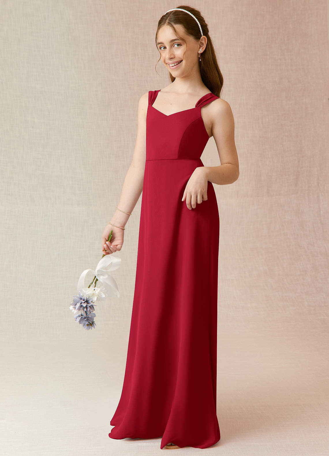 Scarlet Azazie Denice JBD Junior Bridesmaid Dresses Azazie