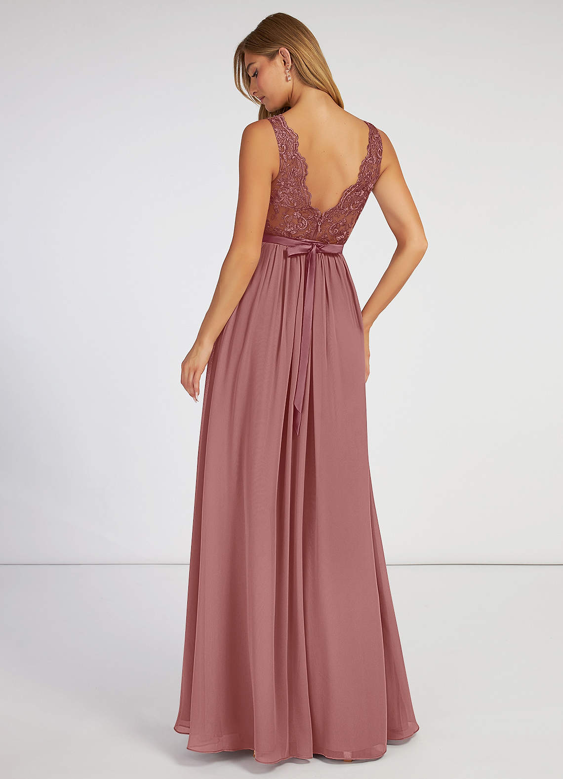 Azazie Elly Desert Rose Bridesmaid Dresses Azazie UK