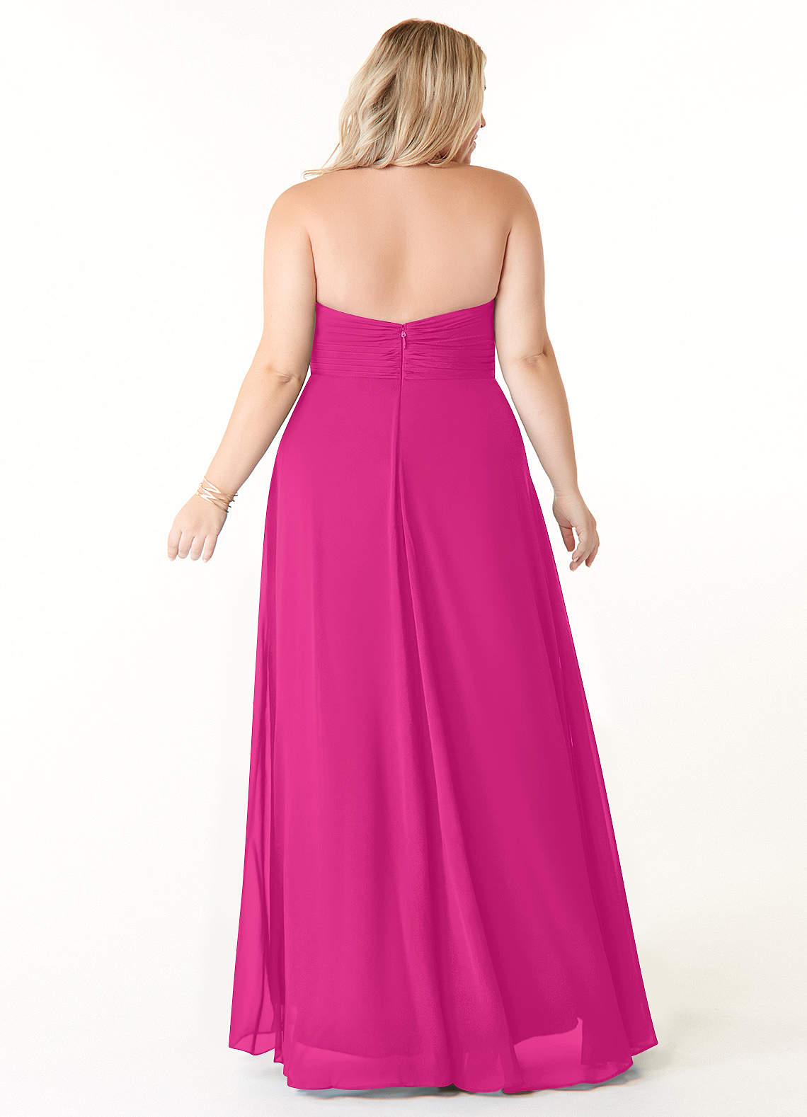 Fuchsia Azazie Tessie Bridesmaid Dresses Azazie