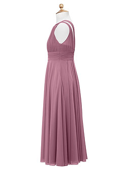 Azazie Charlize Junior Bridesmaid Dress In Vintage Mauve Azazie