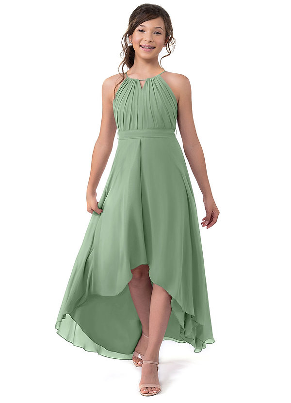 Matcha Azazie Oaklynn Junior Bridesmaid Dresses Azazie