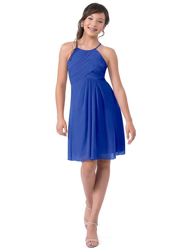 Bleu Roi Azazie Ginny Jbd Robes De Demoiselle D Honneur Junior Azazie