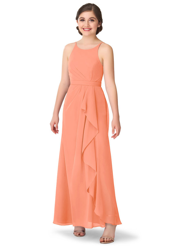 Sunset Azazie Cassandra Jbd Junior Bridesmaid Dresses Azazie