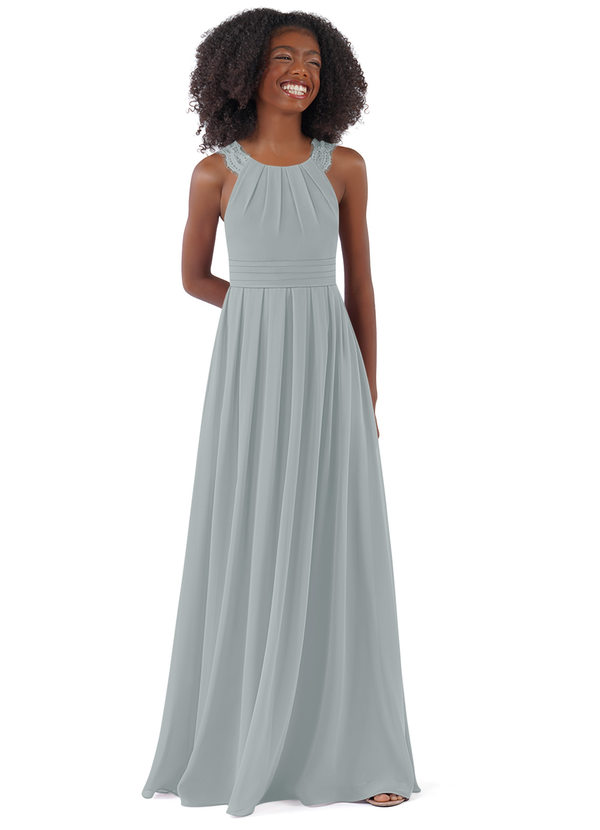 Dolphin Grey Azazie Colleen JBD Junior Bridesmaid Dresses Azazie