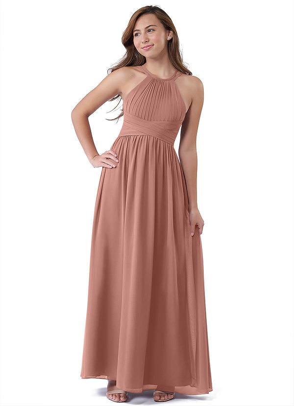 Cedar Rose Azazie Melinda JBD Junior Bridesmaid Dresses Azazie