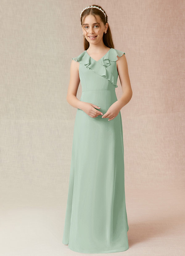 Agave Azazie Alyssa JBD Junior Bridesmaid Dresses Azazie