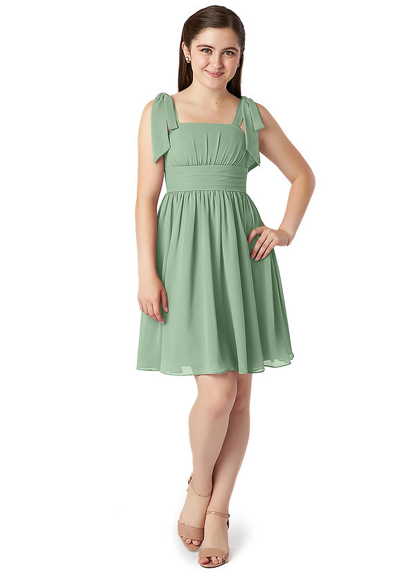 Matcha Azazie Jordanna JBD Junior Bridesmaid Dresses Azazie