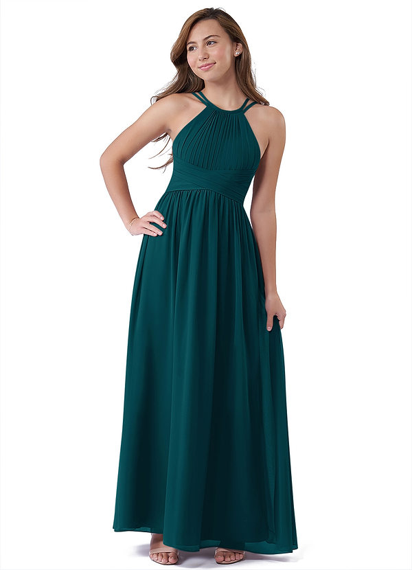 Pine Azazie Melinda Jbd Junior Bridesmaid Dresses Azazie