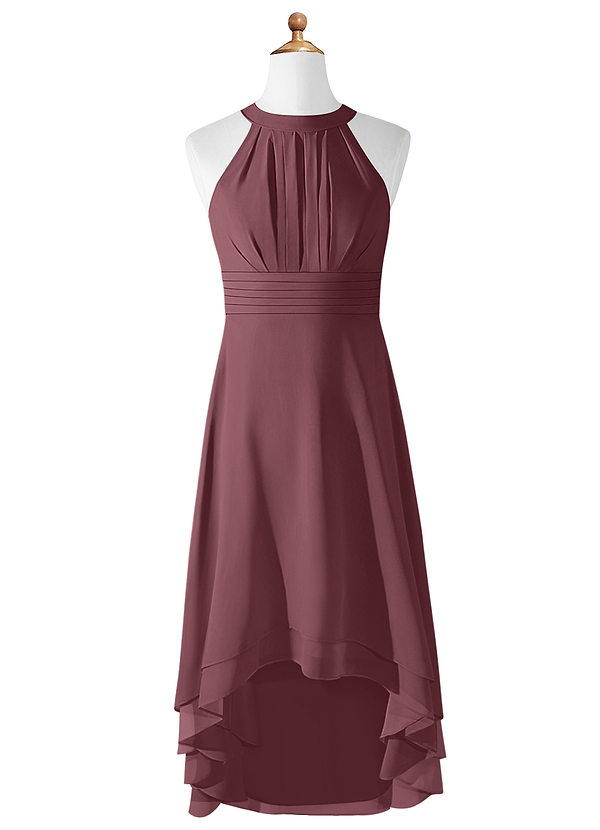 Sangria Azazie Linna JBD Junior Bridesmaid Dresses Azazie