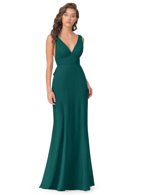 Peacock Azazie Christiana Bridesmaid Dresses Azazie