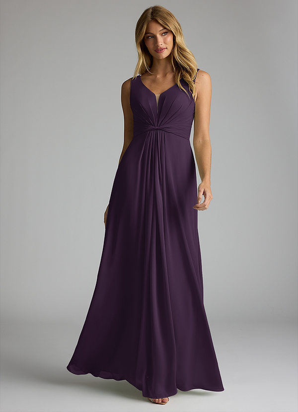 Plum Azazie Gina Bridesmaid Dresses Azazie