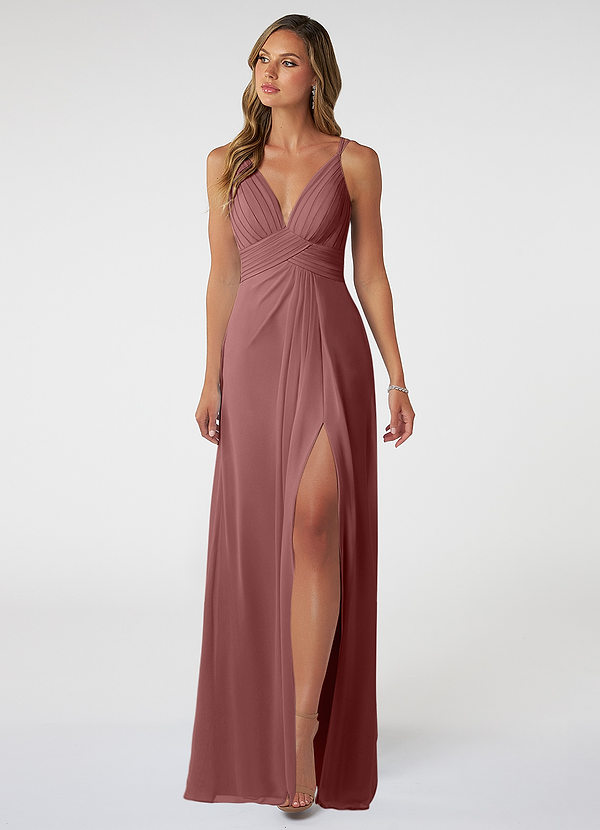 Desert Rose Azazie Maren Allure Bridesmaid Dresses Azazie