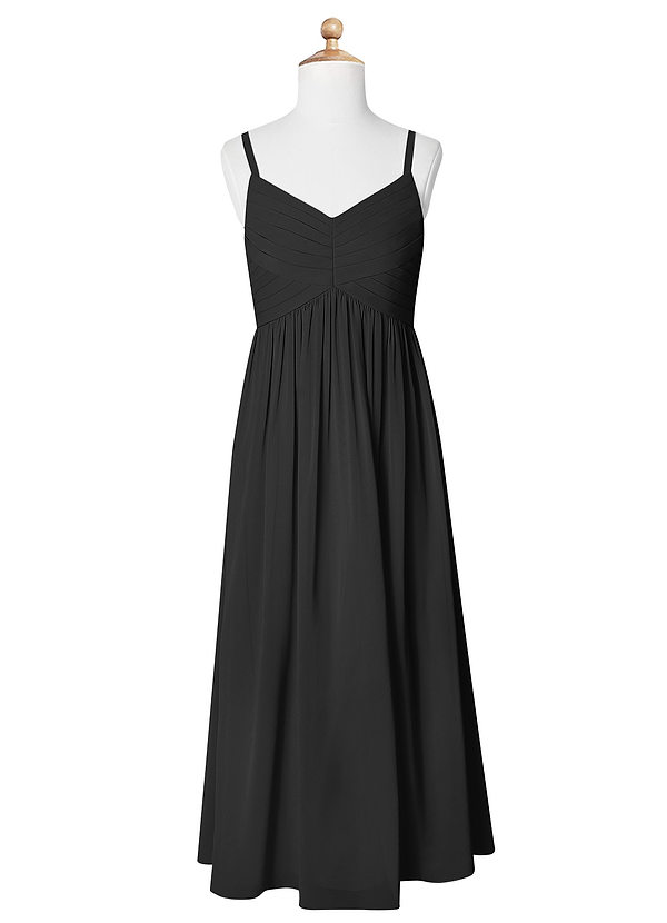 Black Azazie Alia Jbd Junior Bridesmaid Dresses Azazie