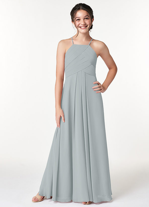 Dolphin Grey Azazie Ginger JBD Junior Bridesmaid Dresses Azazie