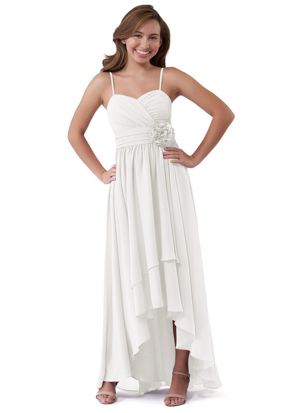 Ivory Azazie Catalina Jbd Junior Bridesmaid Dresses Azazie