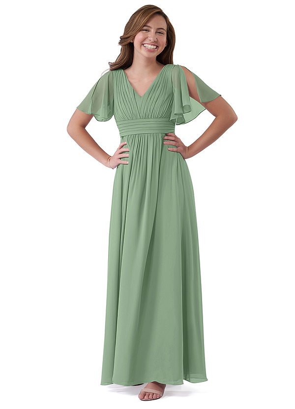 Matcha Azazie Temeka JBD Junior Bridesmaid Dresses Azazie