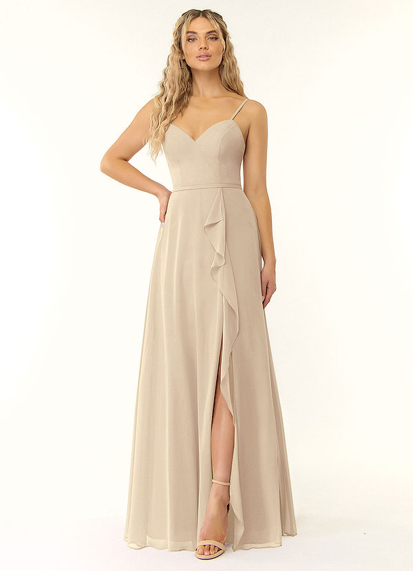 Champagne Azazie Naeem Bridesmaid Dresses Azazie