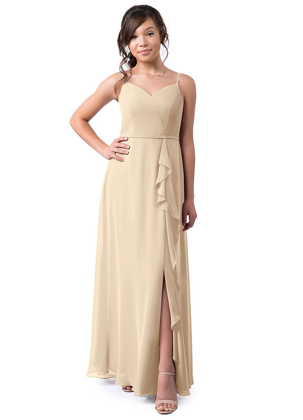 Champagne Azazie Naeem Jbd Junior Bridesmaid Dresses Azazie