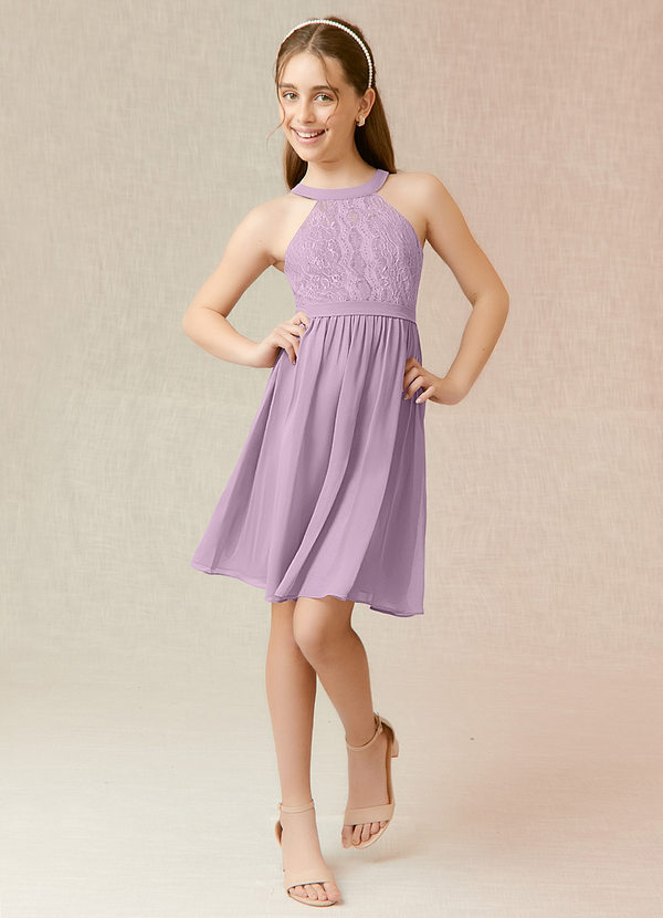 Wisteria Azazie Andalise JBD Junior Bridesmaid Dresses Azazie