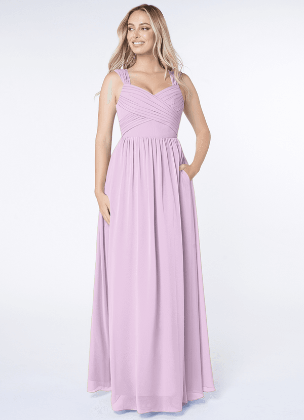 Azazie Raine Frosted Lilac Bridesmaid Dresses Azazie