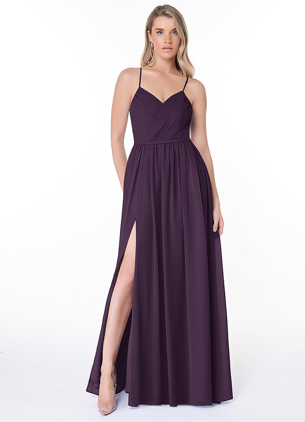 Plum Azazie Cora Bridesmaid Dresses Azazie