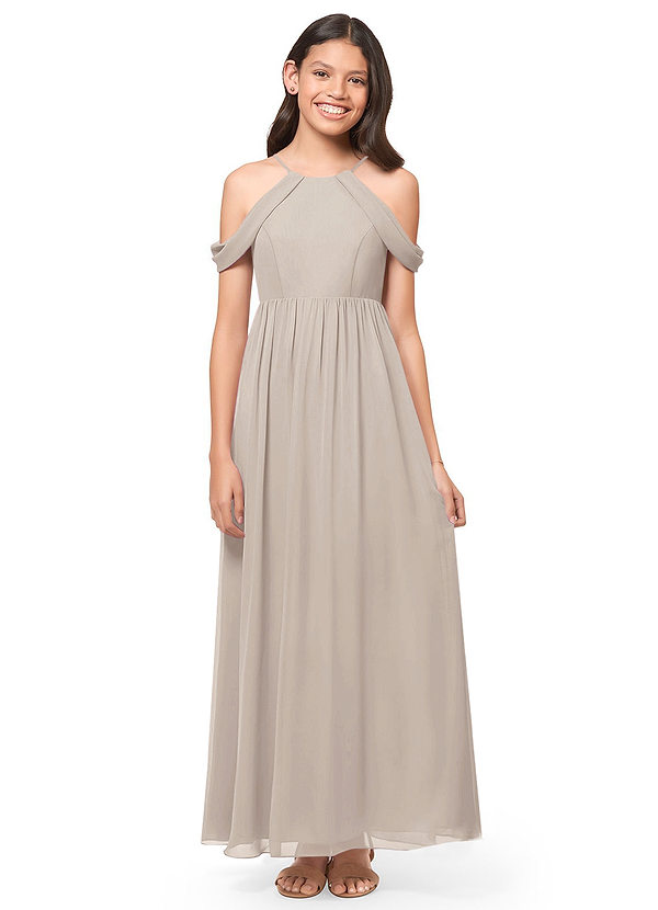 Frost Azazie Seneca JBD Junior Bridesmaid Dresses Azazie