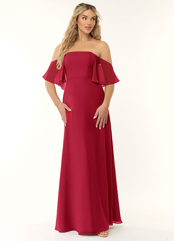 Azazie Mabel Scarlet Bridesmaid Dresses Azazie