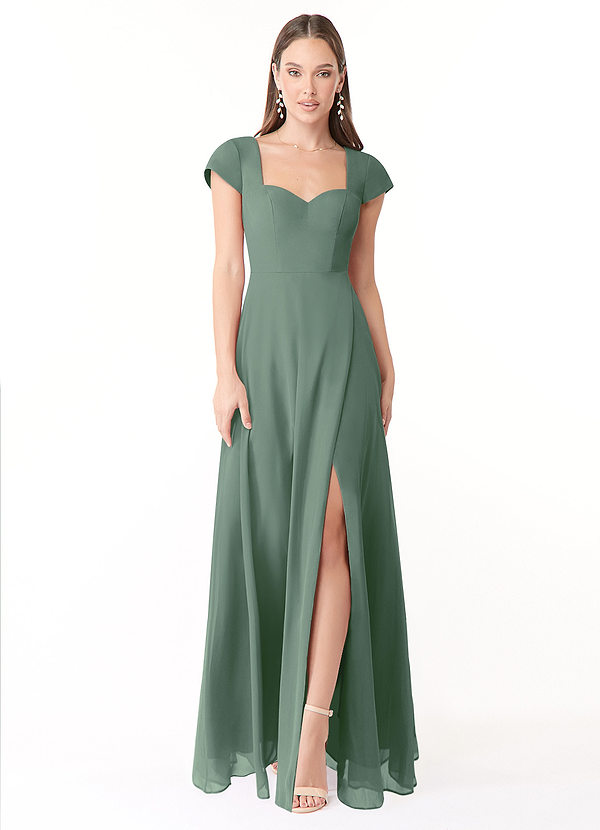 Eucalyptus Azazie Hainsly Bridesmaid Dresses Azazie