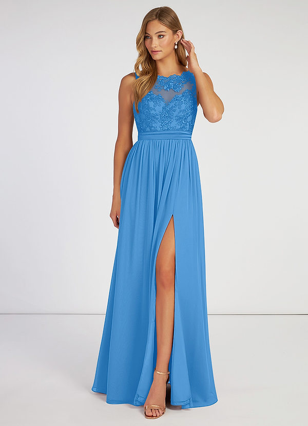 Blue Jay Azazie Elly Bridesmaid Dresses Azazie