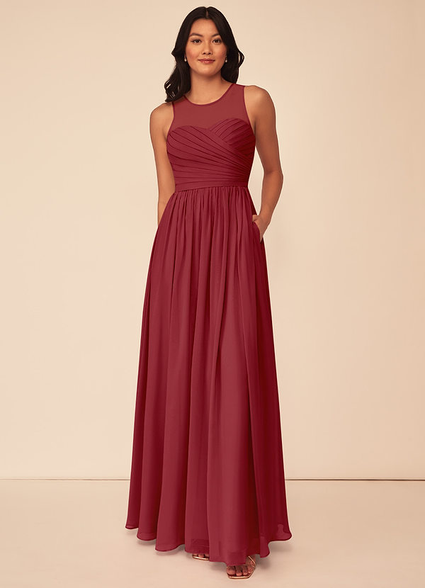 Pomegranate Azazie Nina Bridesmaid Dresses Azazie