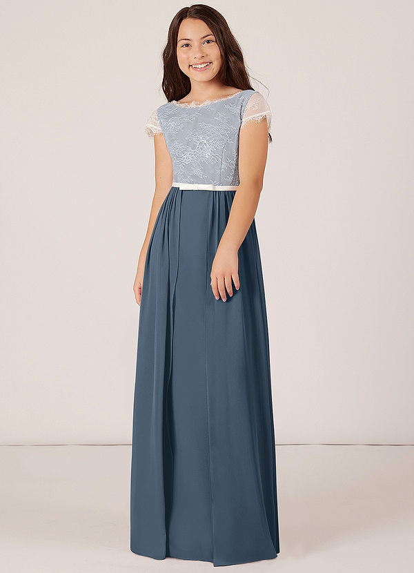 Neptune Azazie Laye JBD Junior Bridesmaid Dresses Azazie