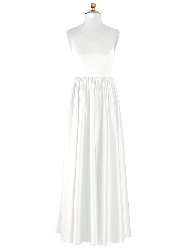 Ivory Azazie Hathaway Jbd Junior Bridesmaid Dresses Azazie