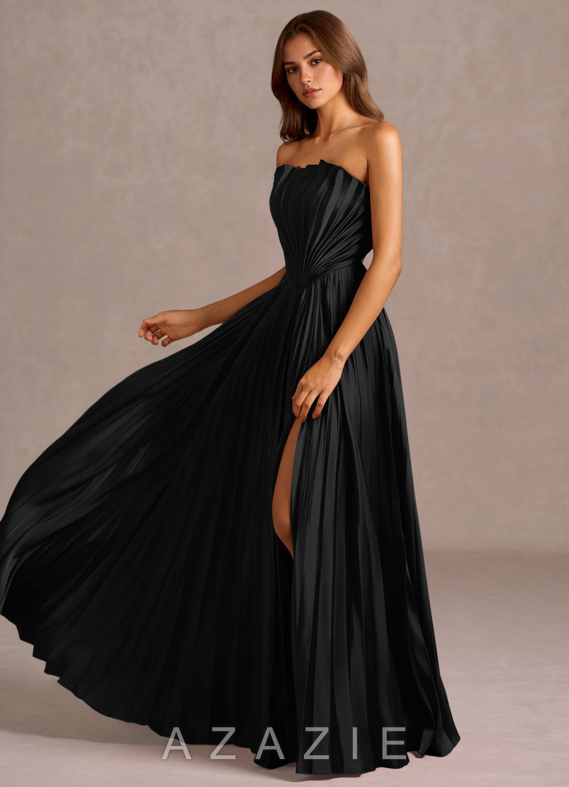 Kaia Black Maxi Dress-AZAZIE|22744