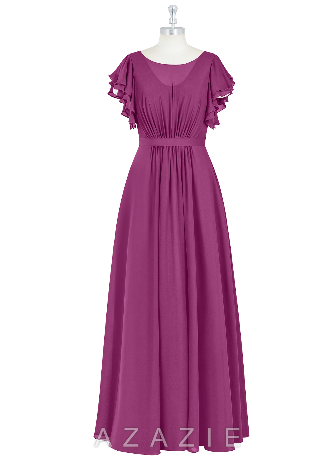 Modest Floor Length Bridesmaid Dresses with Sleeves