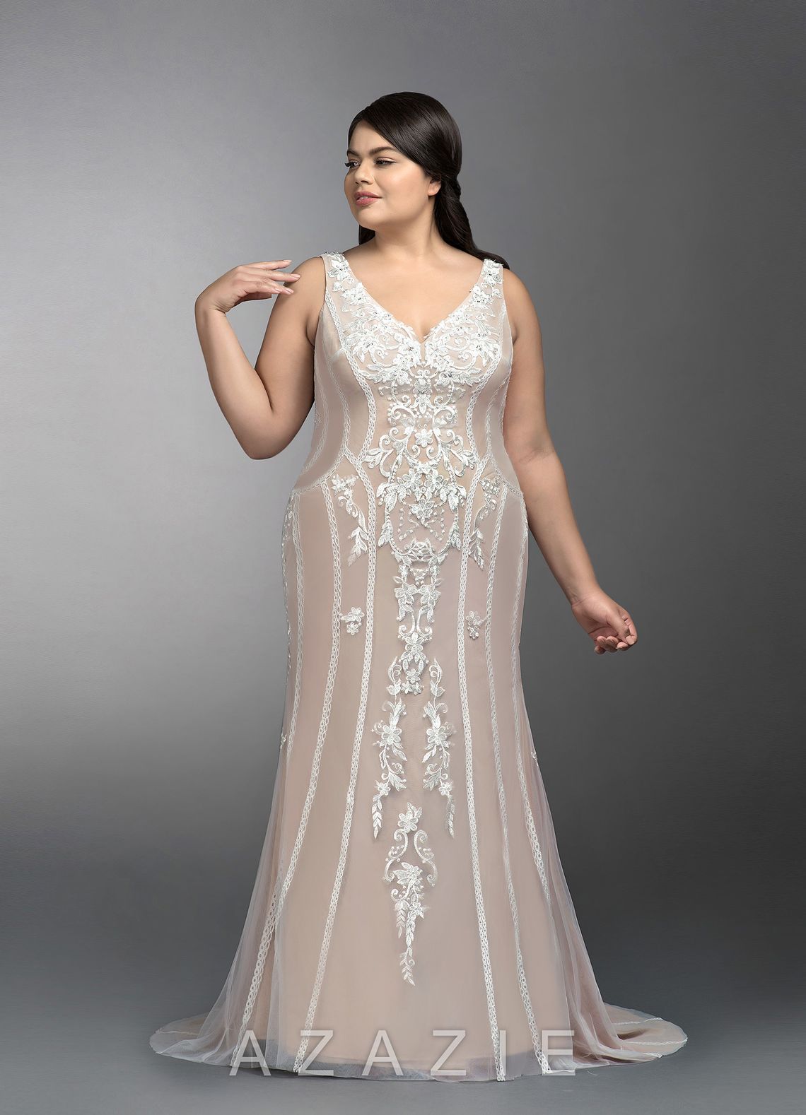 plus size wedding dresses for over 50