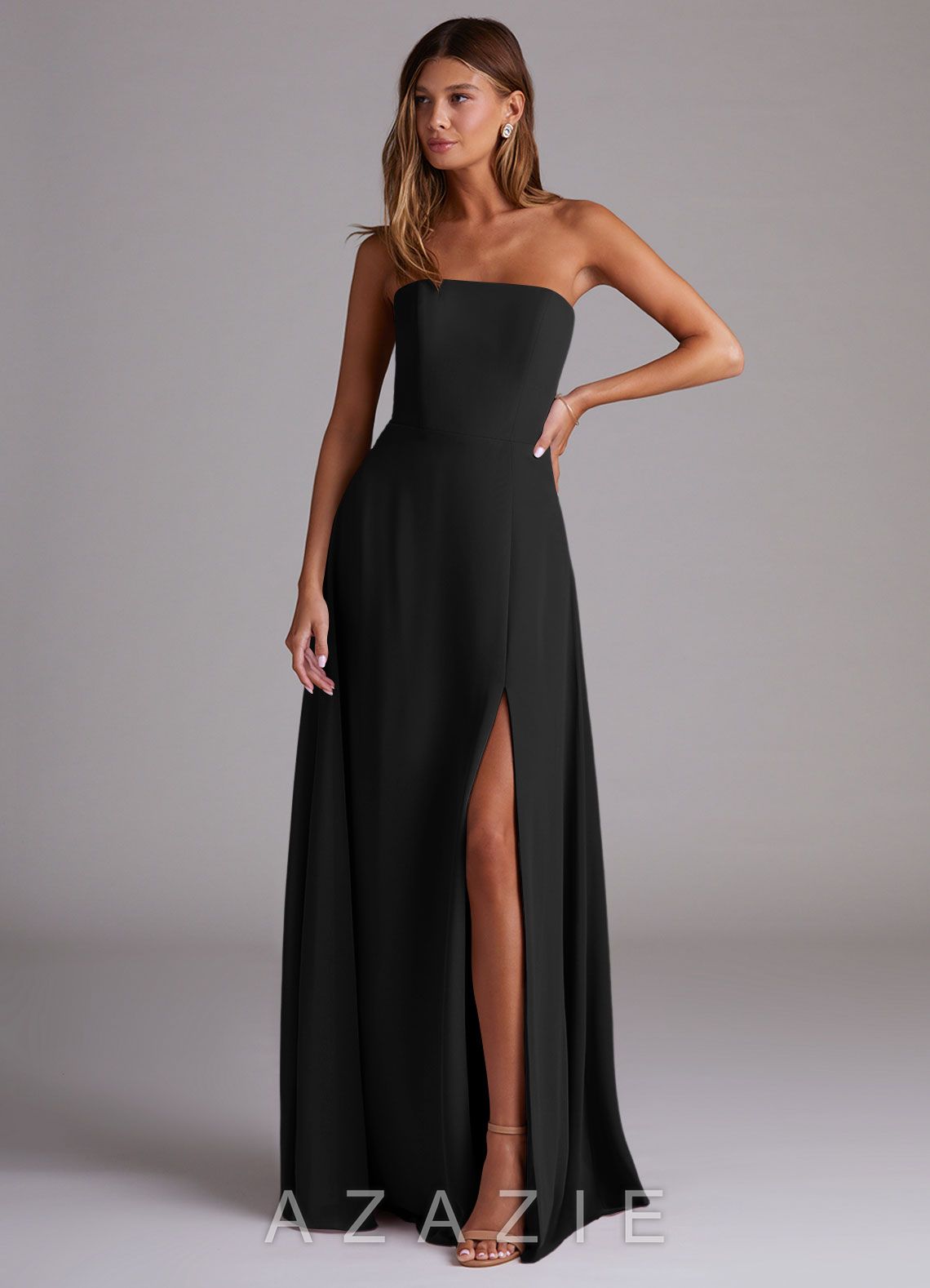 Azazie Wren Chiffon (1/2)-AZAZIE|19539