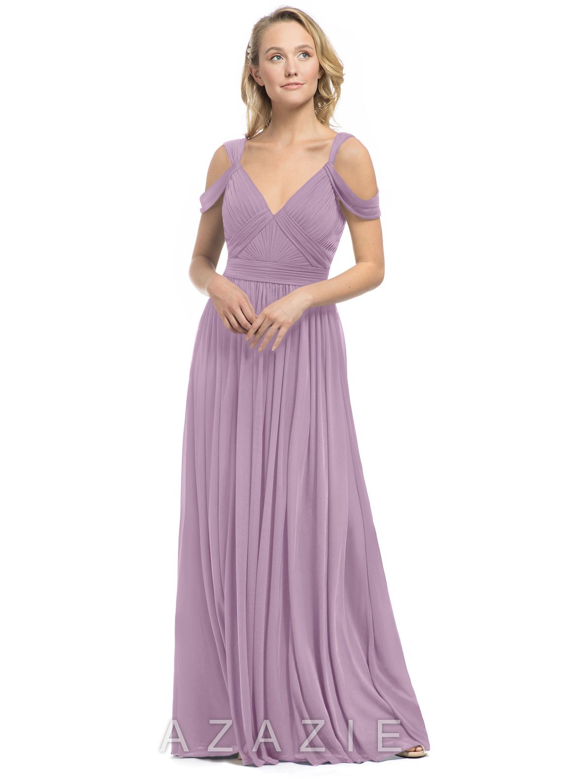 Purple Mismatched Bridesmaid Dresses