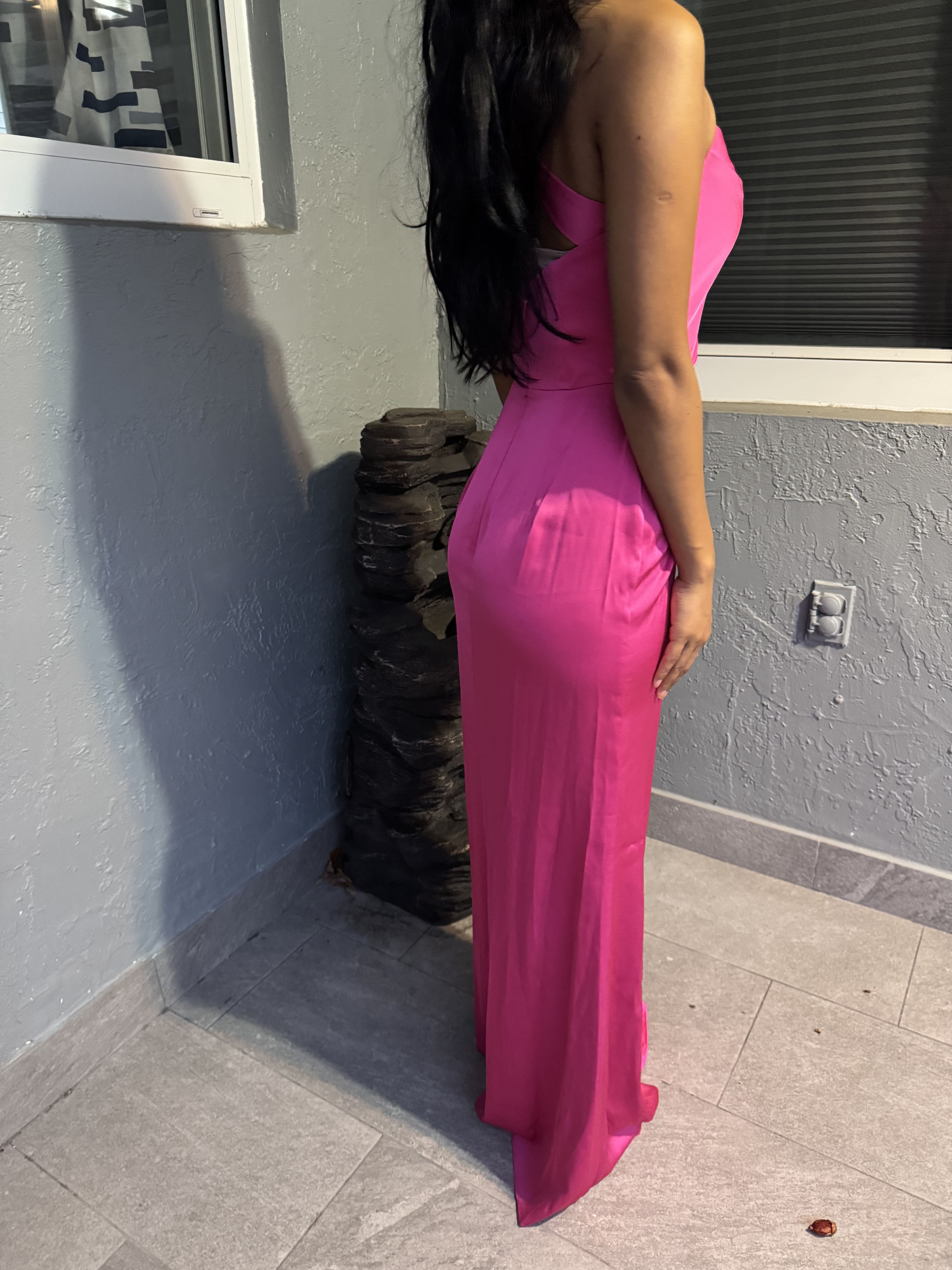 Barbie  AZAZIE 1007 Ready to Ship Barbie Pink Stretch Satin Bridesmaid  Dresses | Azazie