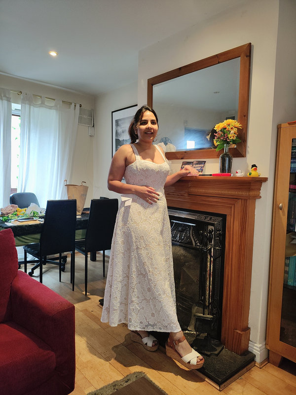 Charlotte White Lace Maxi Dress | Azazie